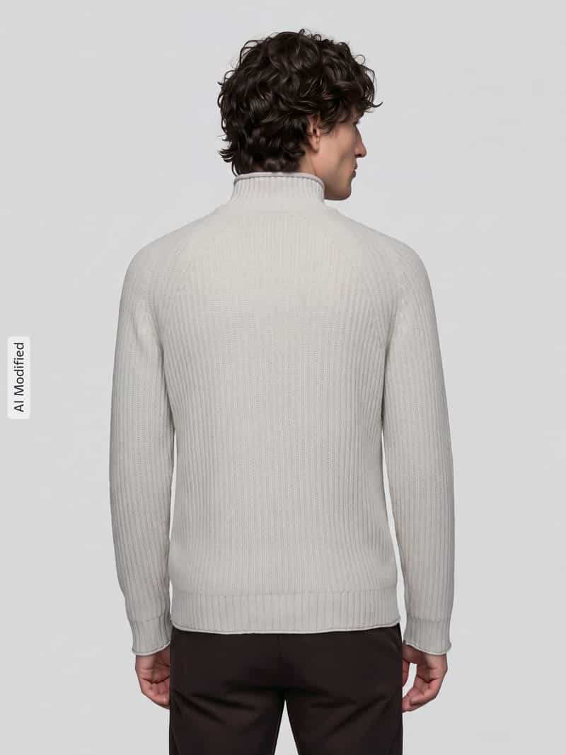 Selected Pullover met raglanmouwen van wolmix