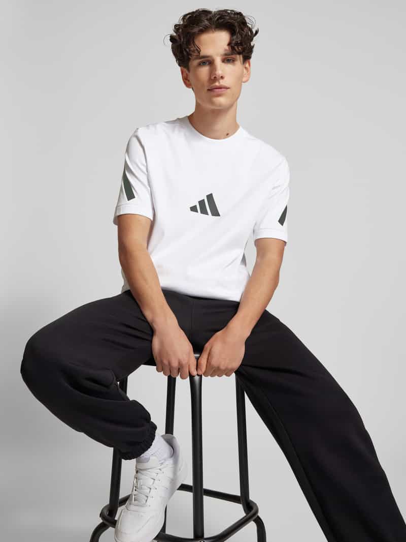 ADIDAS SPORTSWEAR T-shirt met labelprint