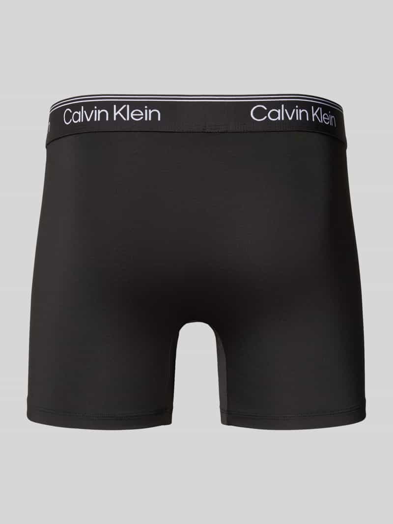 Calvin Klein Boxershort met elastische logoband in een set van 3 stuks zwart, foto 3