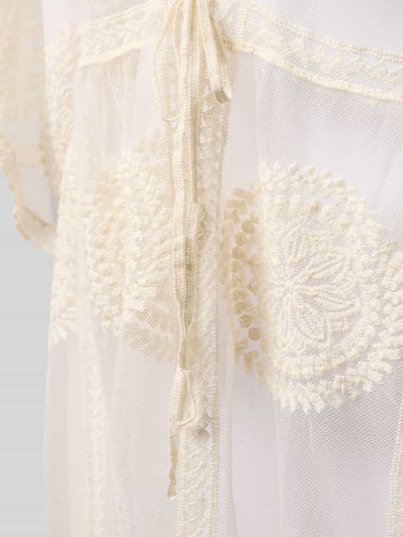 Pieces Loose fit kaftan van katoenmix model 'AIDA'