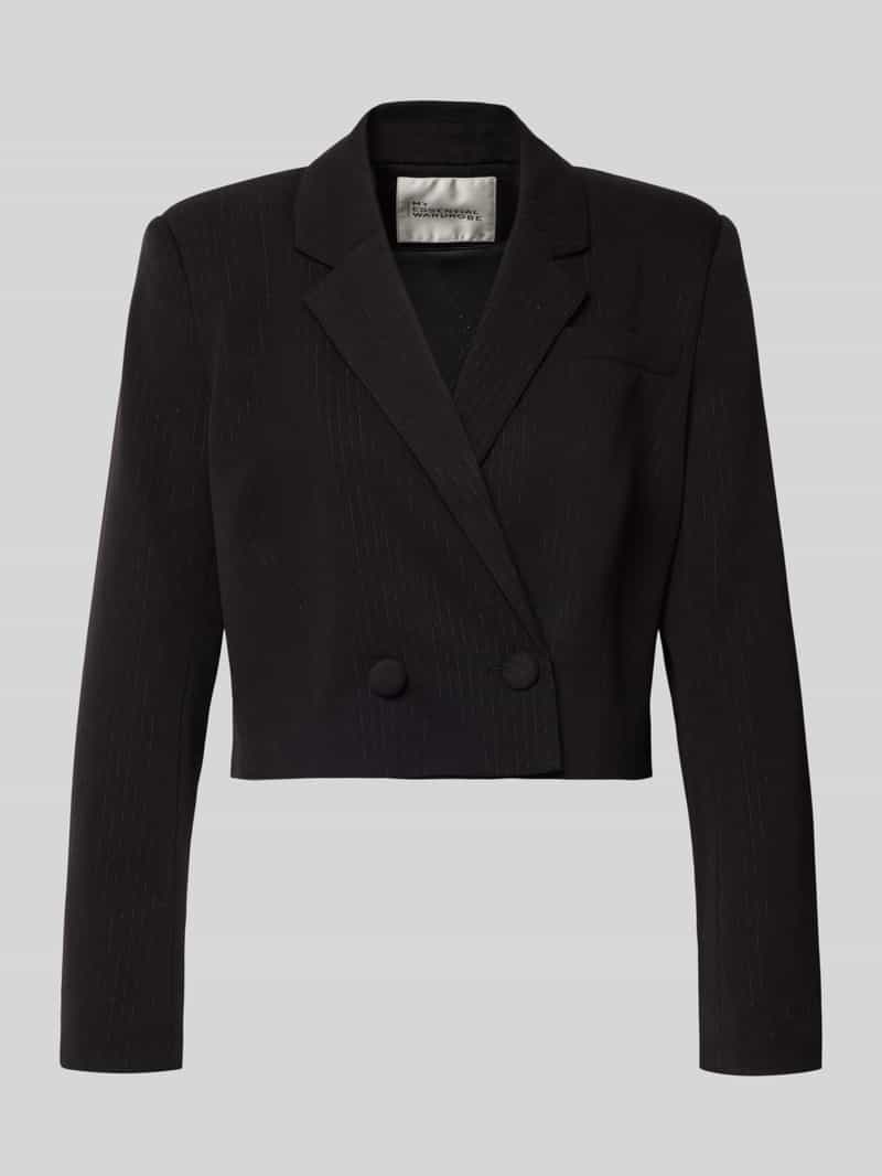 My Essential Wardrobe Korte blazer met reverskraag model 'Reece'