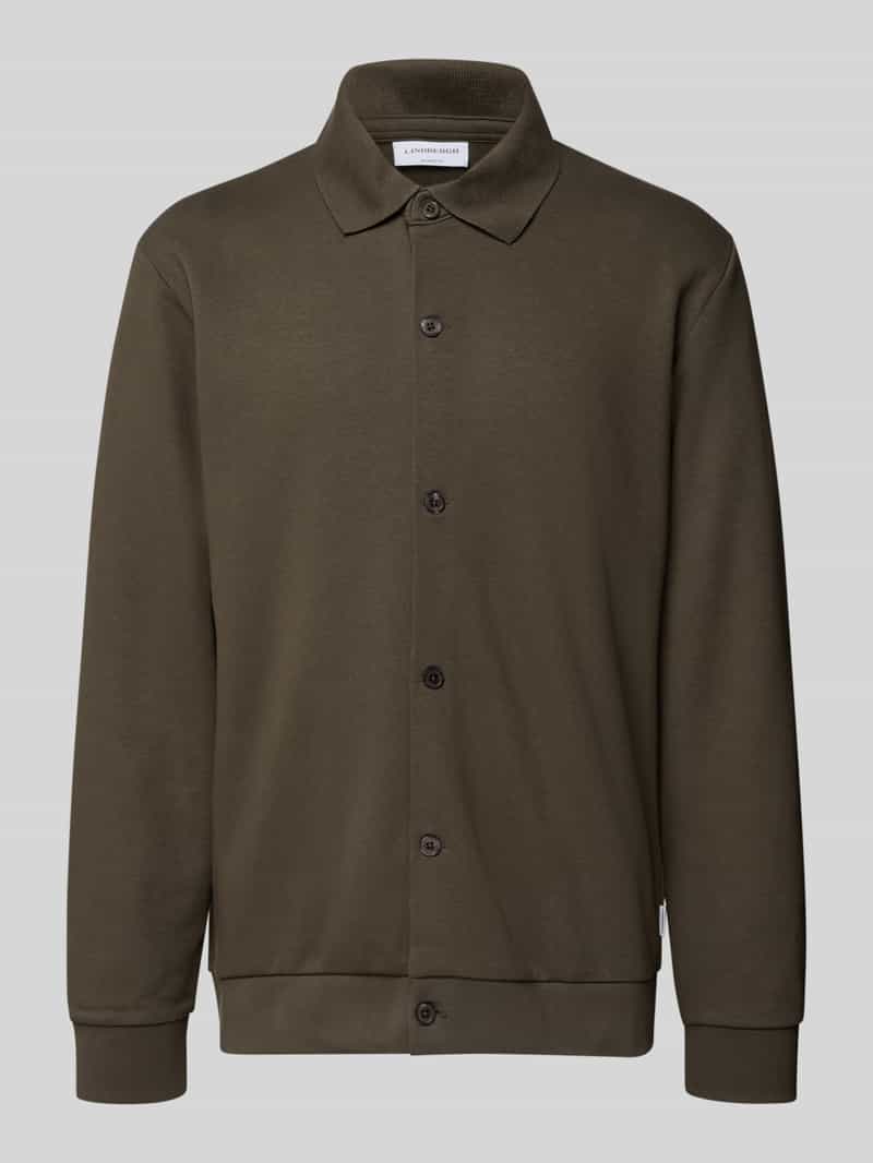lindbergh Sweatjack met kentkraag
