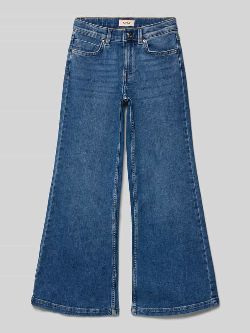 Only Wide leg jeans van katoenmix model CALIFORNIA'