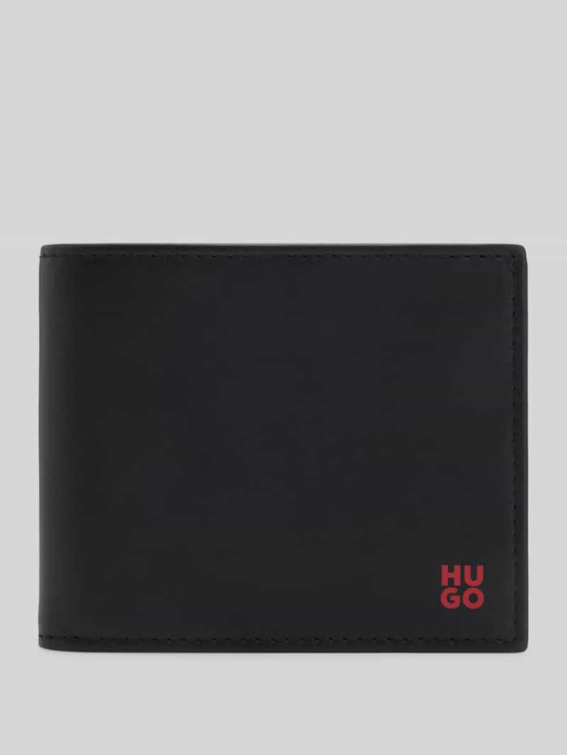 HUGO Portemonnee van echt runderleer model 'TIBBY_N_TRIFOLD'