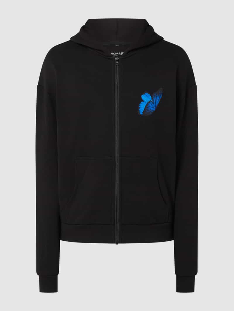 mister tee Sweatjack met capuchon model 'Le Papillon'