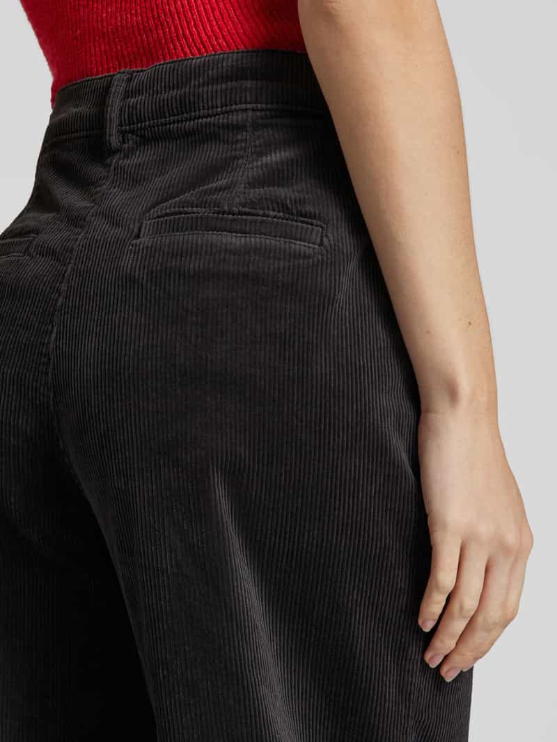 Jake*s Casual Loose fit corduroy broek met steekzakken