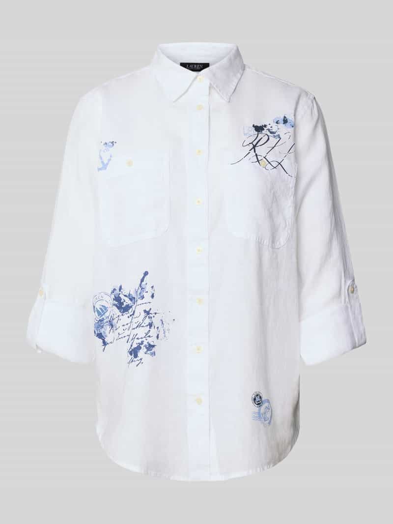 Lauren Ralph Lauren Overhemdblouse met knoopsluiting model 'RIMNAN'