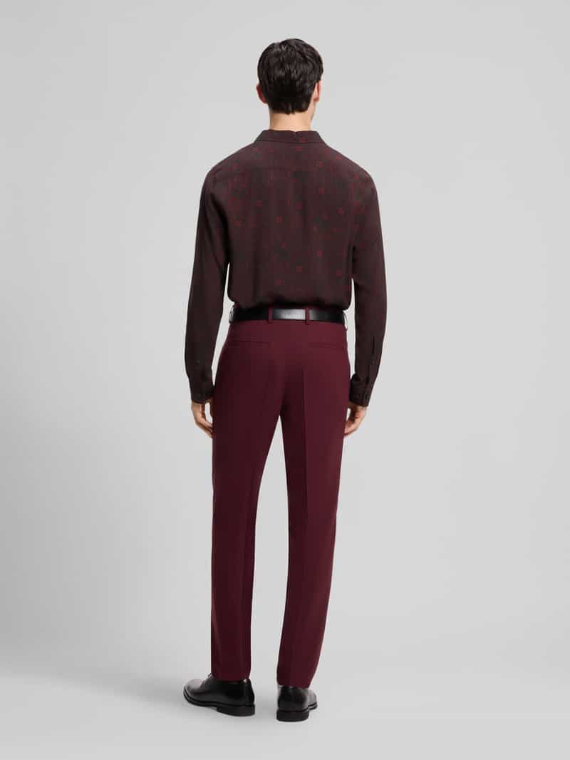 HUGO Slim fit vrijetijdsoverhemd van viscose model 'Ello'
