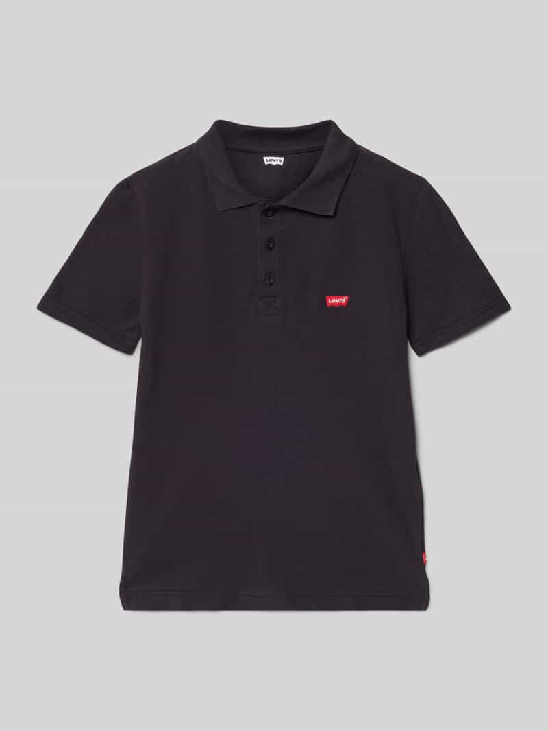 Levi s Kids Poloshirt met labelstitching model 'BATWING'
