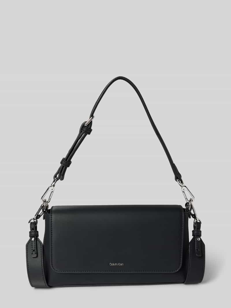 CK Calvin Klein Schoudertas met labelapplicatie model 'CK MUST'