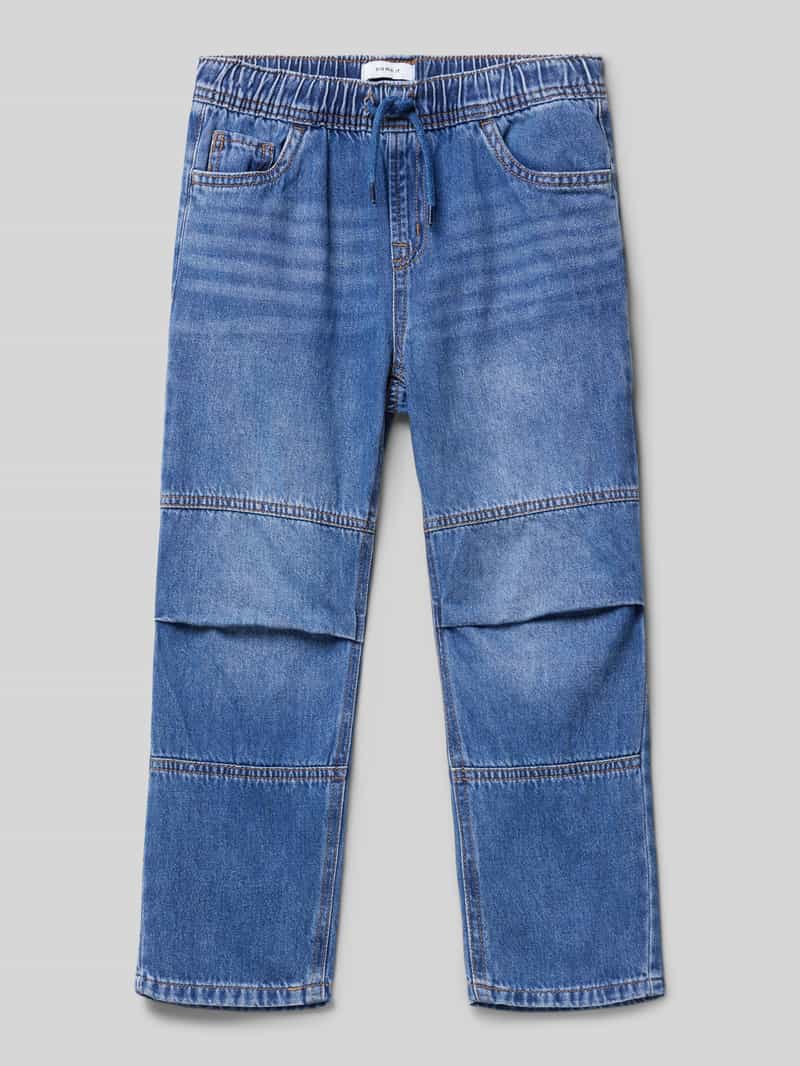 name it Straight fit jeans van puur katoen