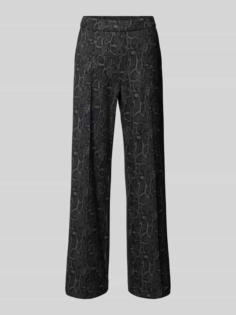 MAC Wide leg broek met elastische band model 'Chiara'