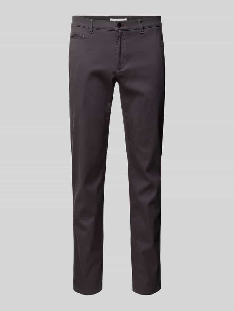 BRAX Slim fit chino met Franse steekzakken model 'Fabio'