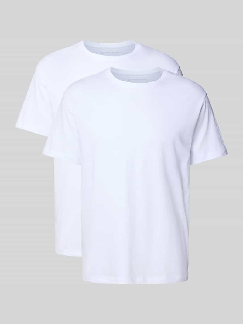 T-shirt van katoen in een set van 2