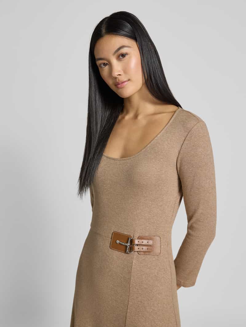 Lauren Ralph Lauren Midi-jurk met ronde hals en 3 4-mouwen