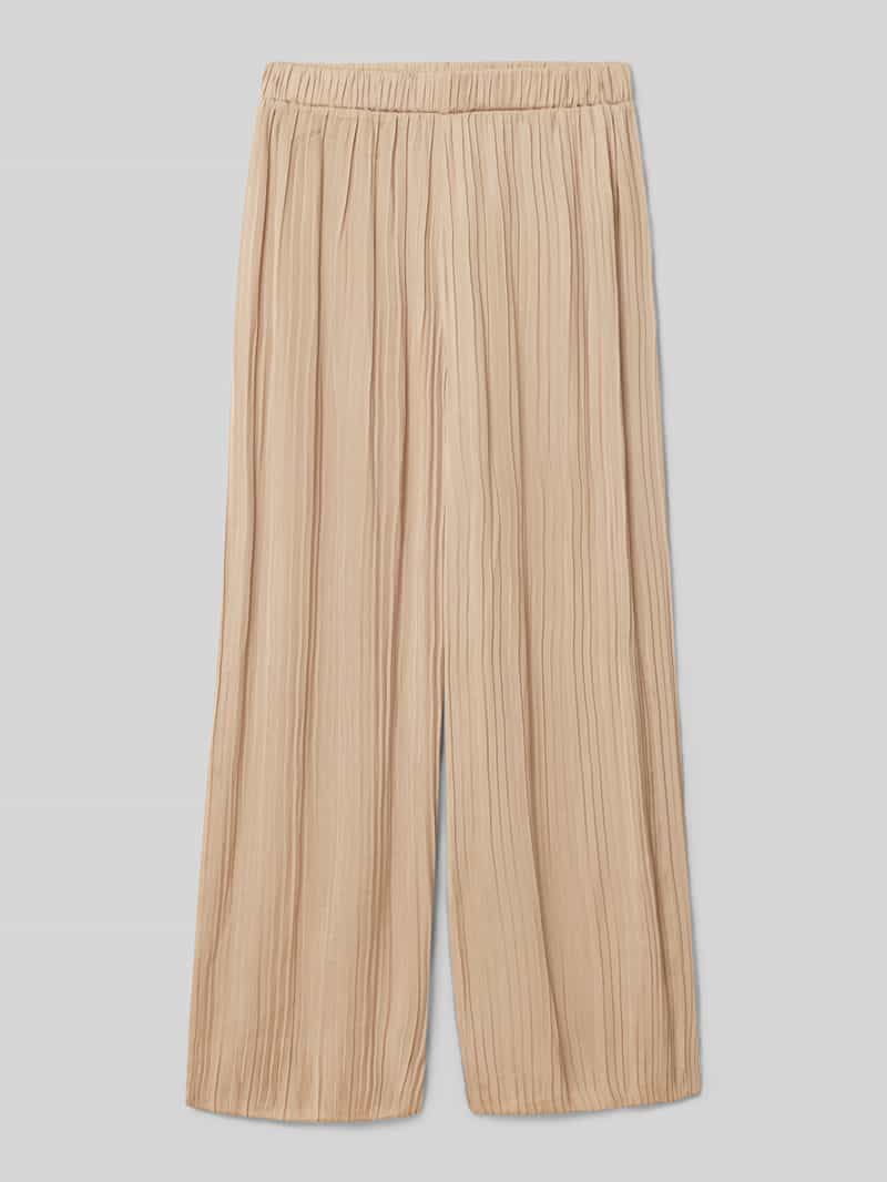 s.Oliver RED LABEL Loose fit brede broek met plissé-look