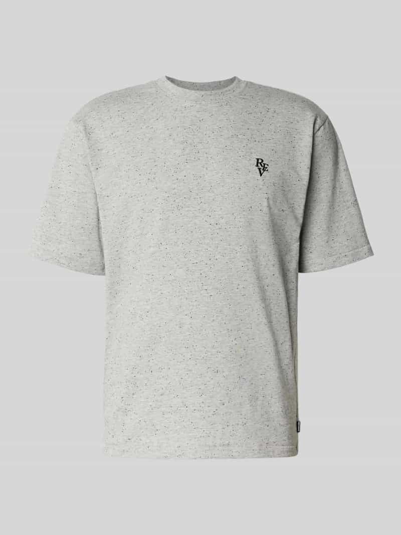 REVIEW T-shirt met labelstitching