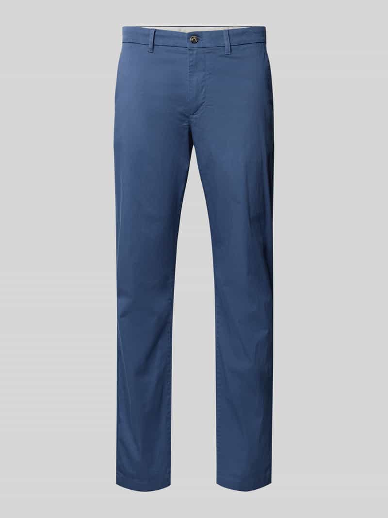 Tommy Hilfiger Straight fit chino van katoenmix
