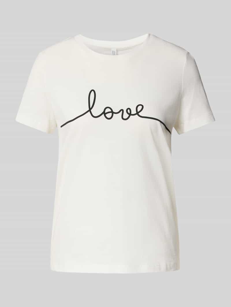 Vero Moda Regular fit T-shirt van puur katoen model 'KAMI'