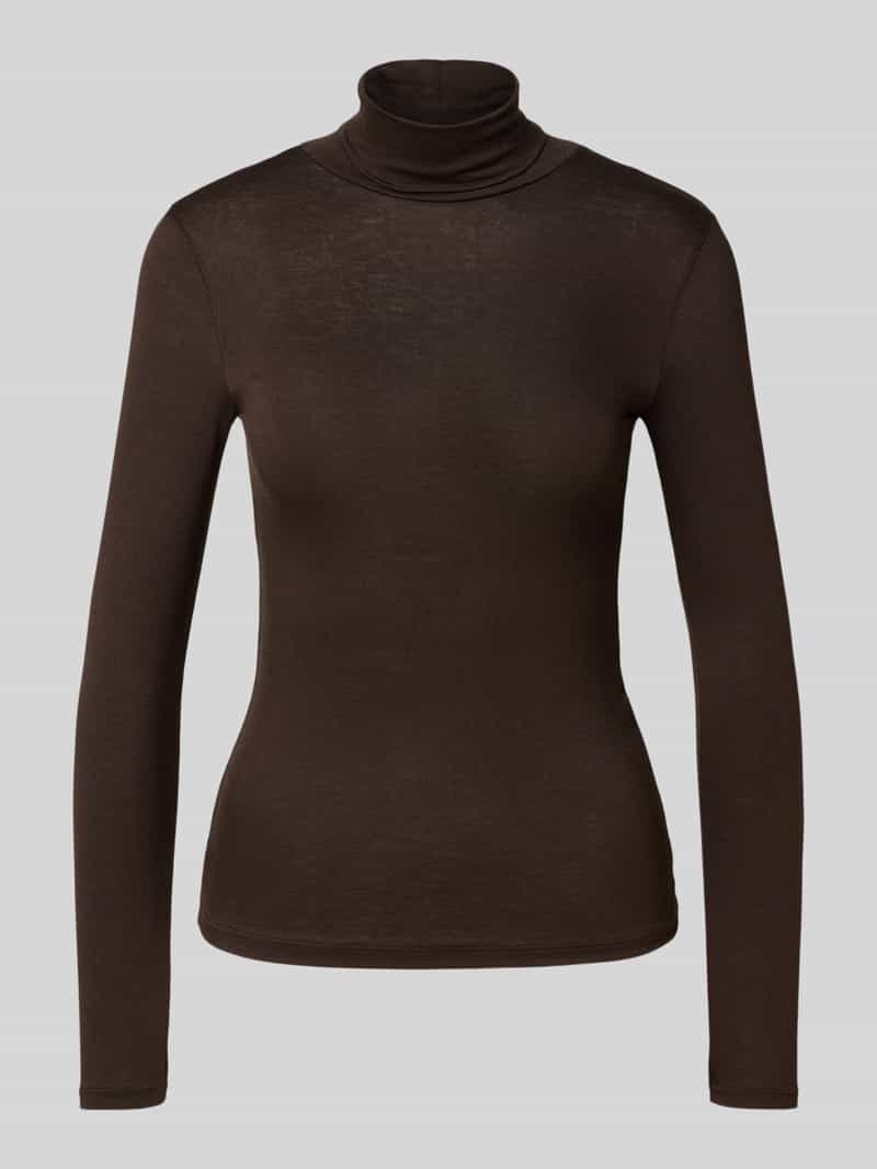 GUIDO MARIA KRETSCHMER WOMAN Slim fit shirt met lange mouwen van viscosemix model 'Rana'