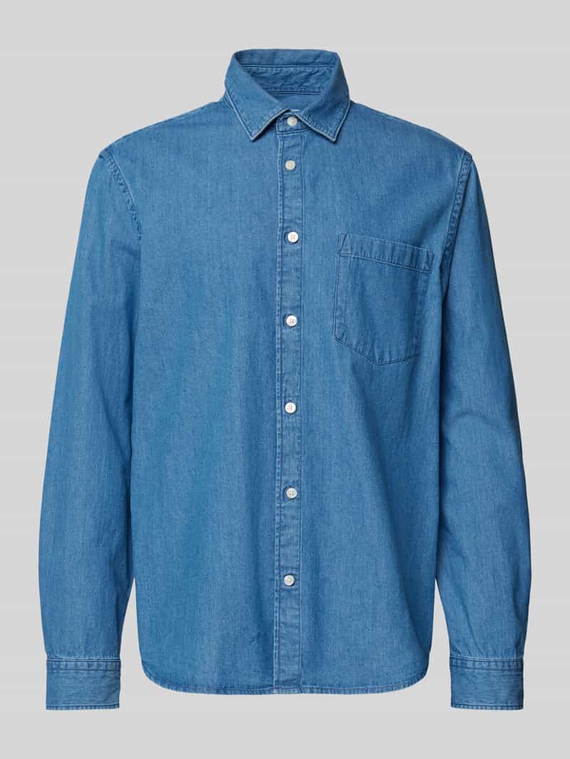 Selected Homme Regular fit vrijetijdsoverhemd met borstzak