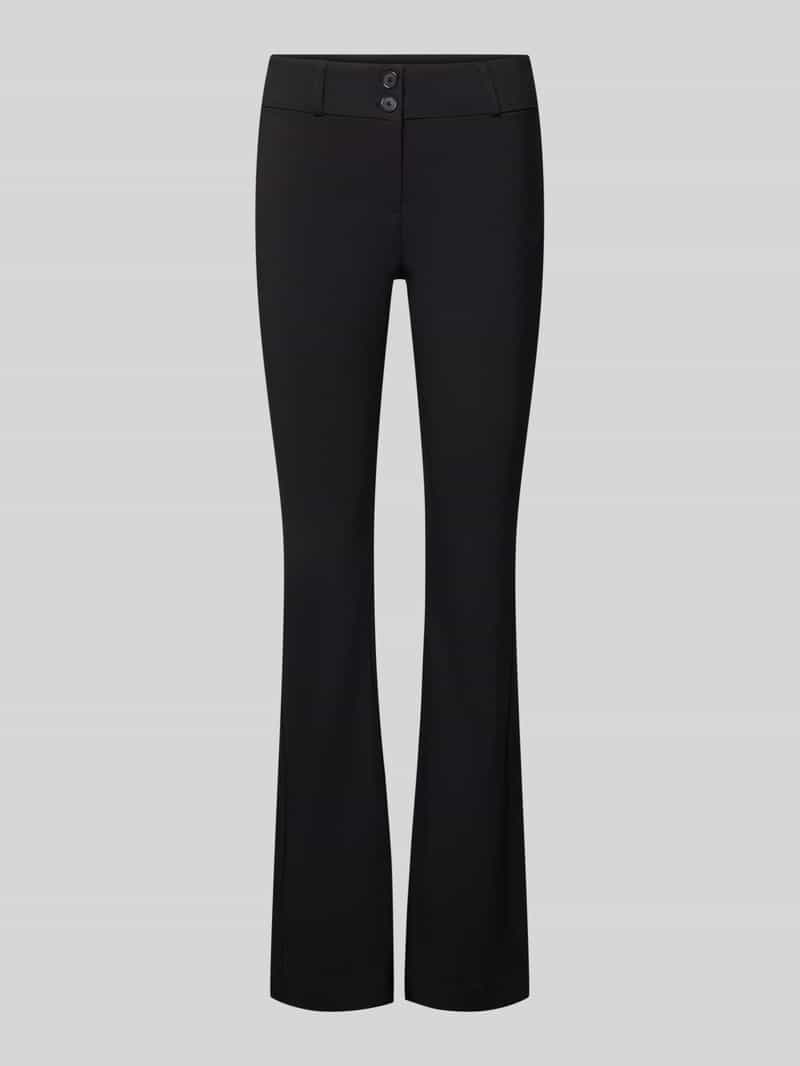 REVIEW Stoffen broek met strookzak aan de achterkant