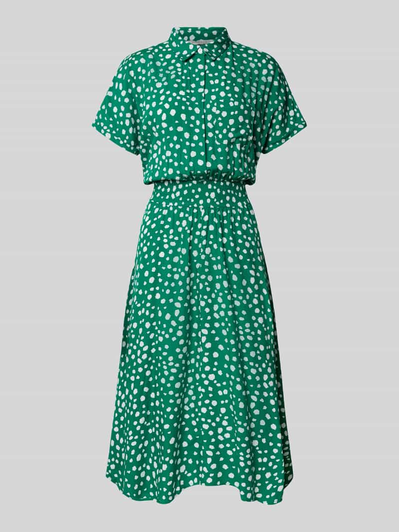 Apricot Midi-jurk met overhemdkraag