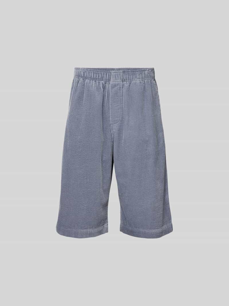Wood Korte broek van corduroy met elastische band