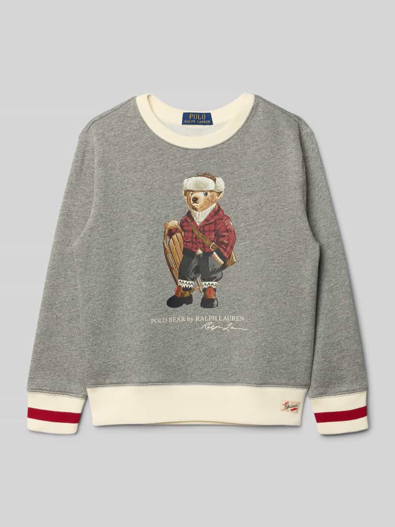 Polo Ralph Lauren Teens Sweatshirt met motief en ronde hals