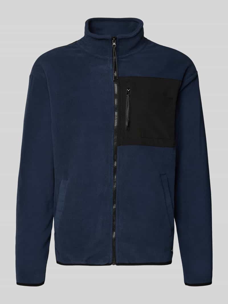 Blend Sweatjack met opstaande kraag
