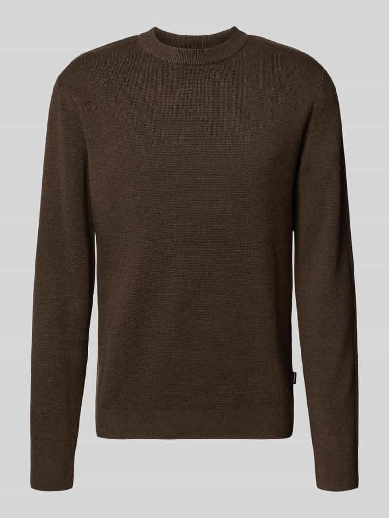 Jack & Jones Premium Gebreide pullover met ronde hals model 'MILANO'