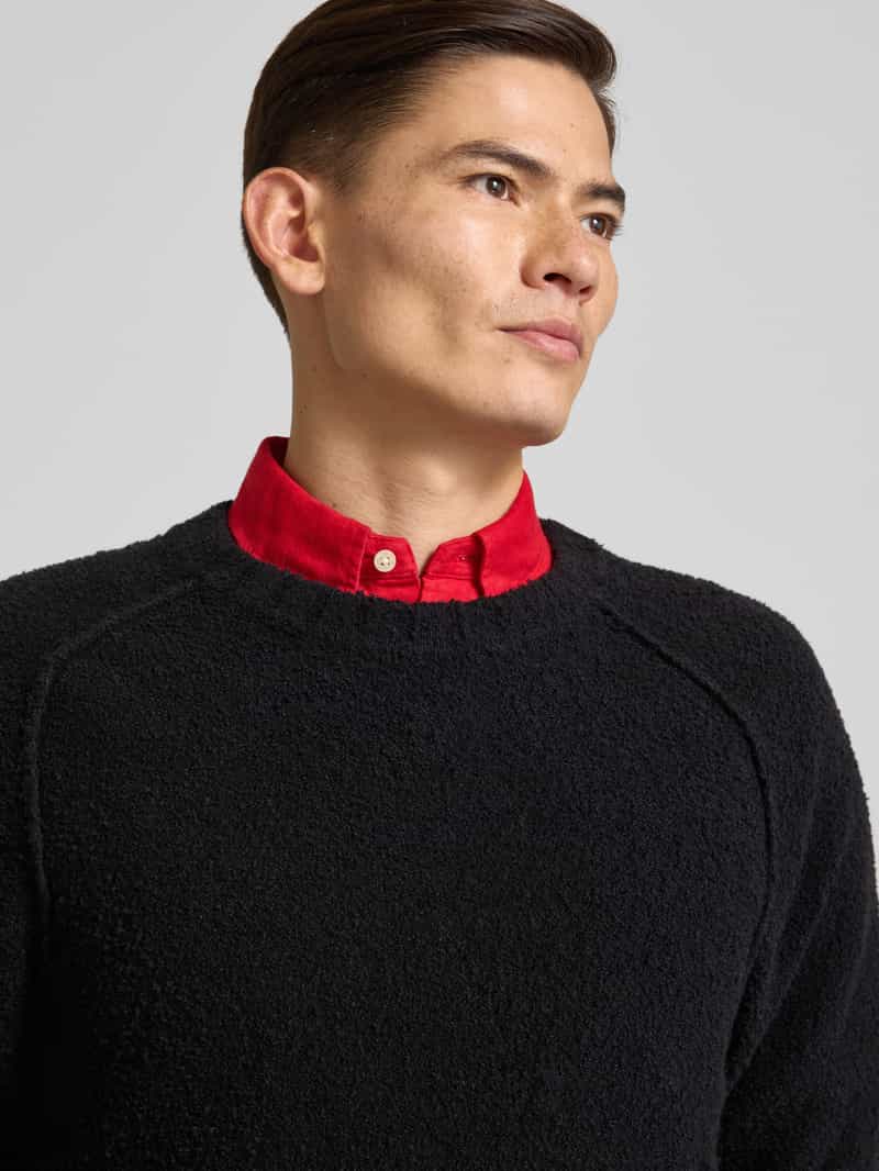 HUGO Relaxed fit pullover van katoenmix model 'SAN CHRISTOPHER'