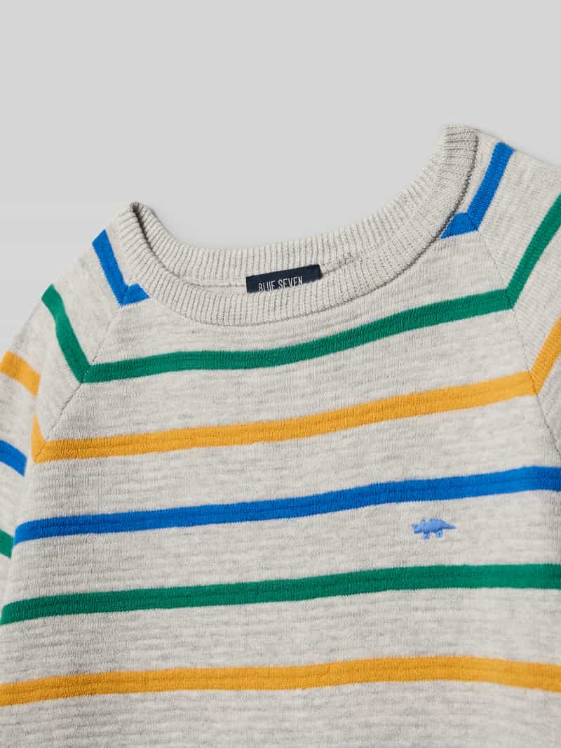 BLUE SEVEN Regular fit pullover in gebreide look