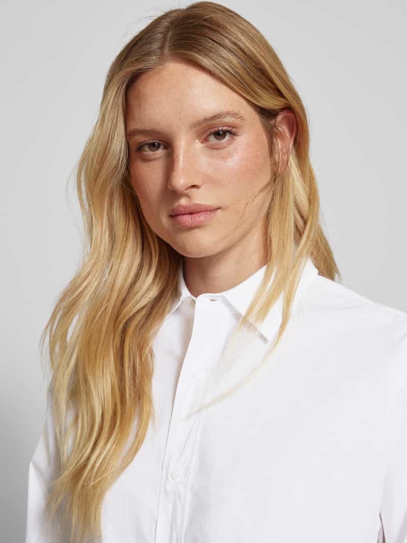 Boss Overhemdblouse met platte kraag