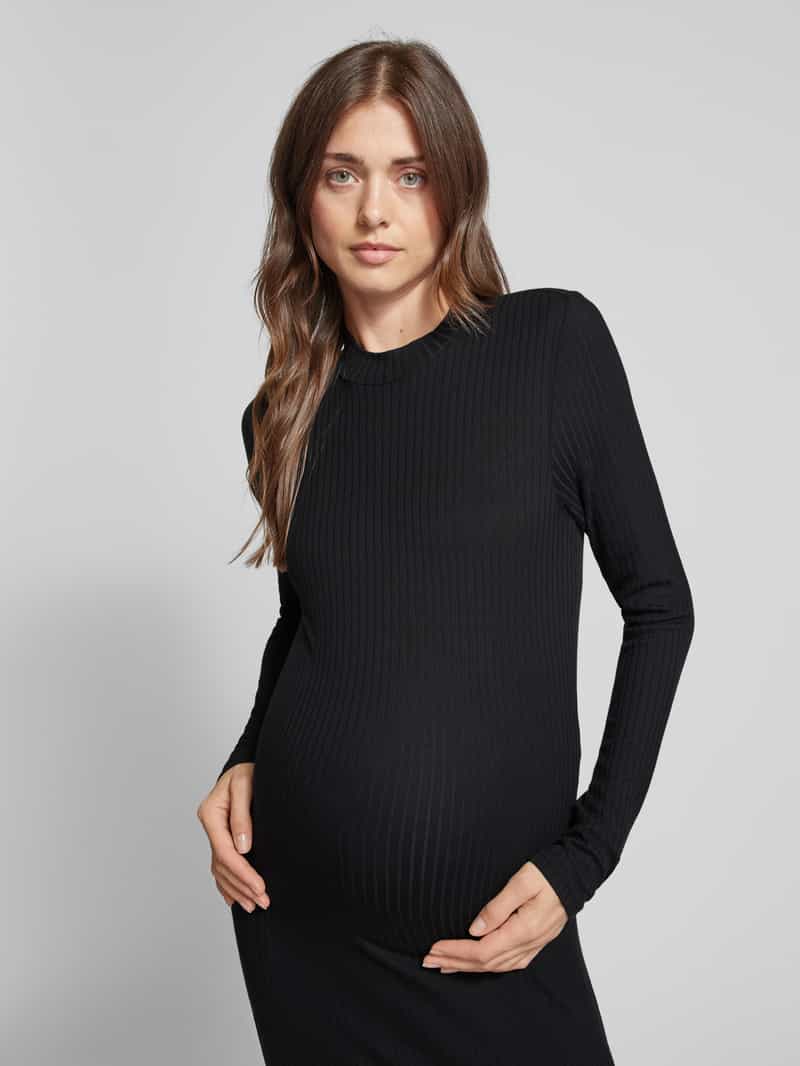 Mamalicious Zwangerschapsjurk in midilengte met turtleneck
