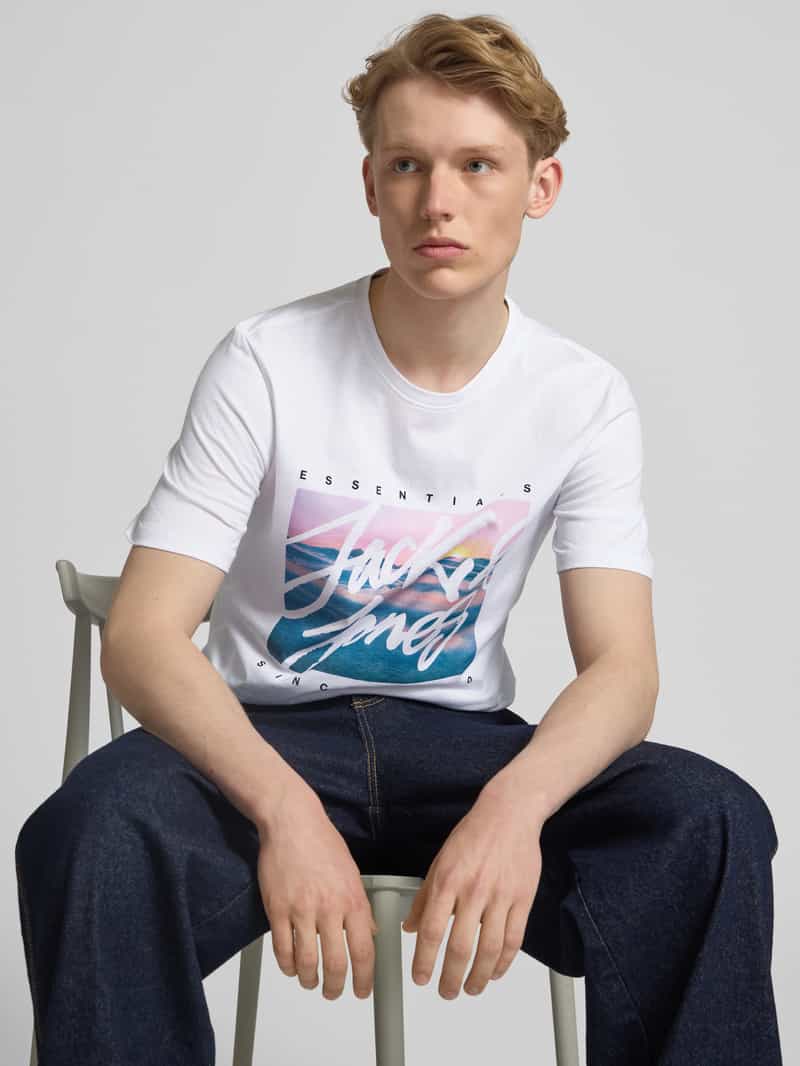 jack & jones T-shirt met ronde hals model 'COLTON'