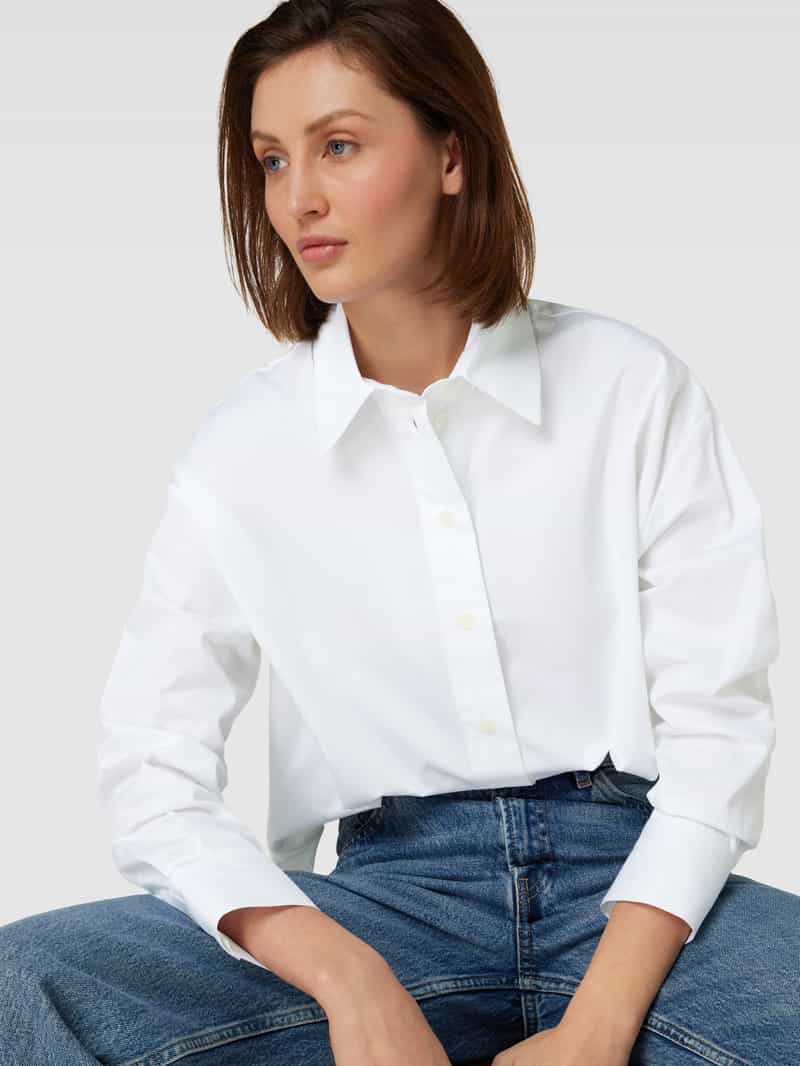 seidensticker Overhemdblouse met doorknoopsluiting