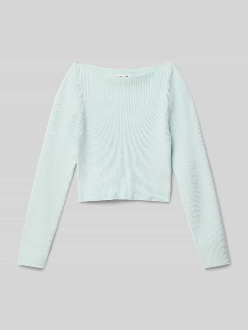 Tom Tailor Regular fit gebreide pullover van viscosemix