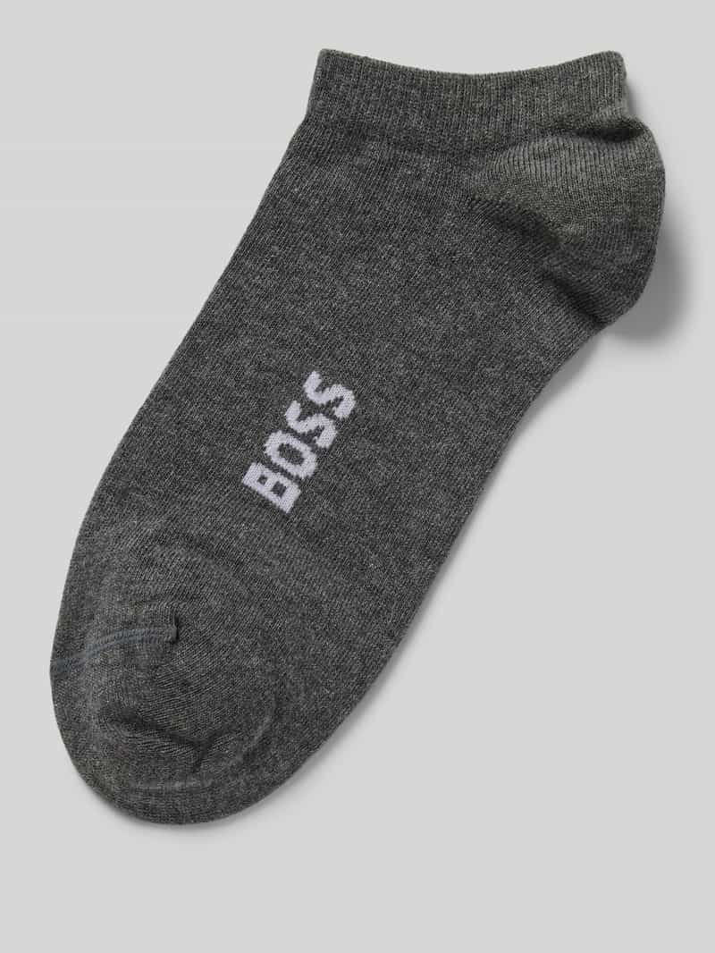 Boss Sneakersokken met labeldetail in een set van 2 paar