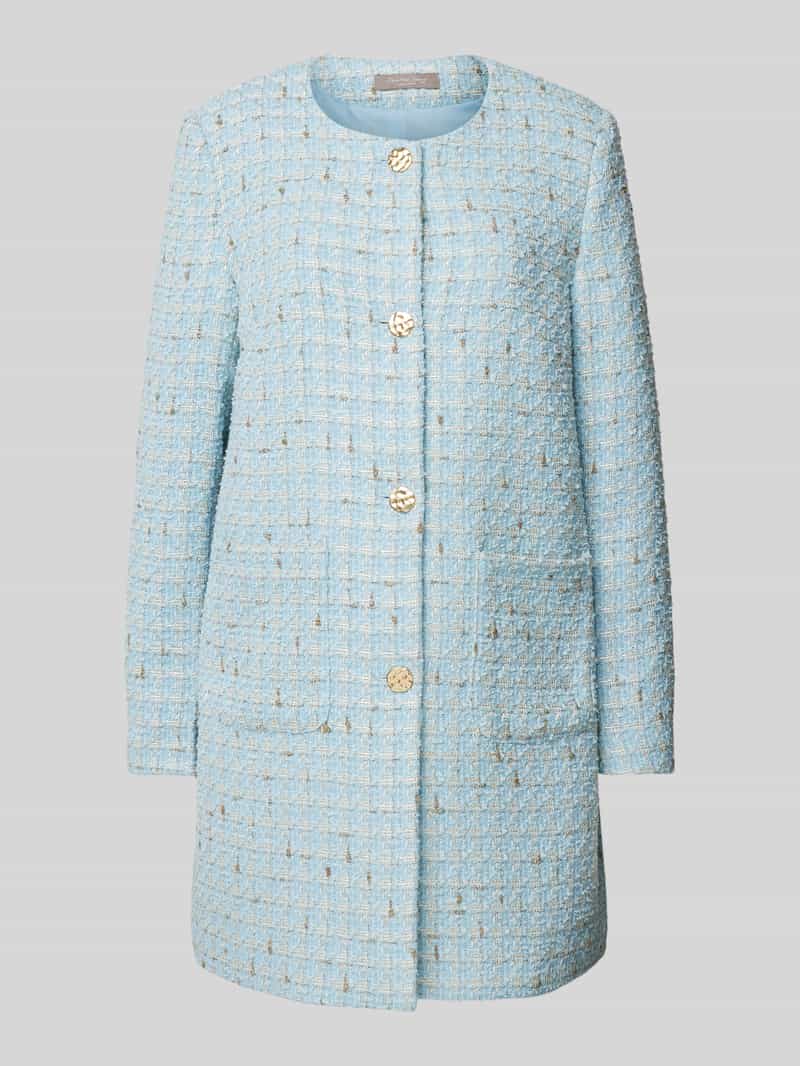 Christian Berg Woman Selection Lange blazer met knoopsluiting