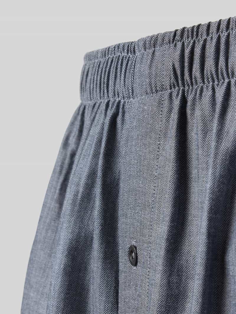 Schiesser Relaxed fit boxershort met logopatch in een set van 2 stuks