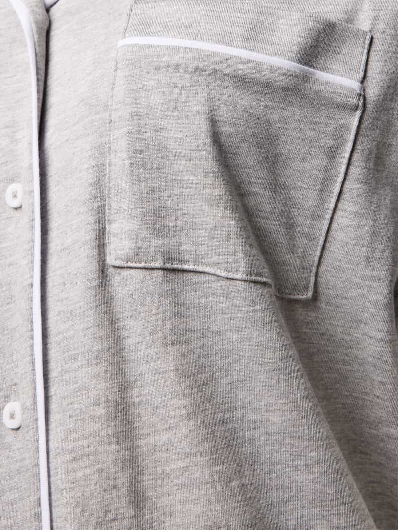 Christian Berg Woman Pyjamabovendeel met knoopsluiting