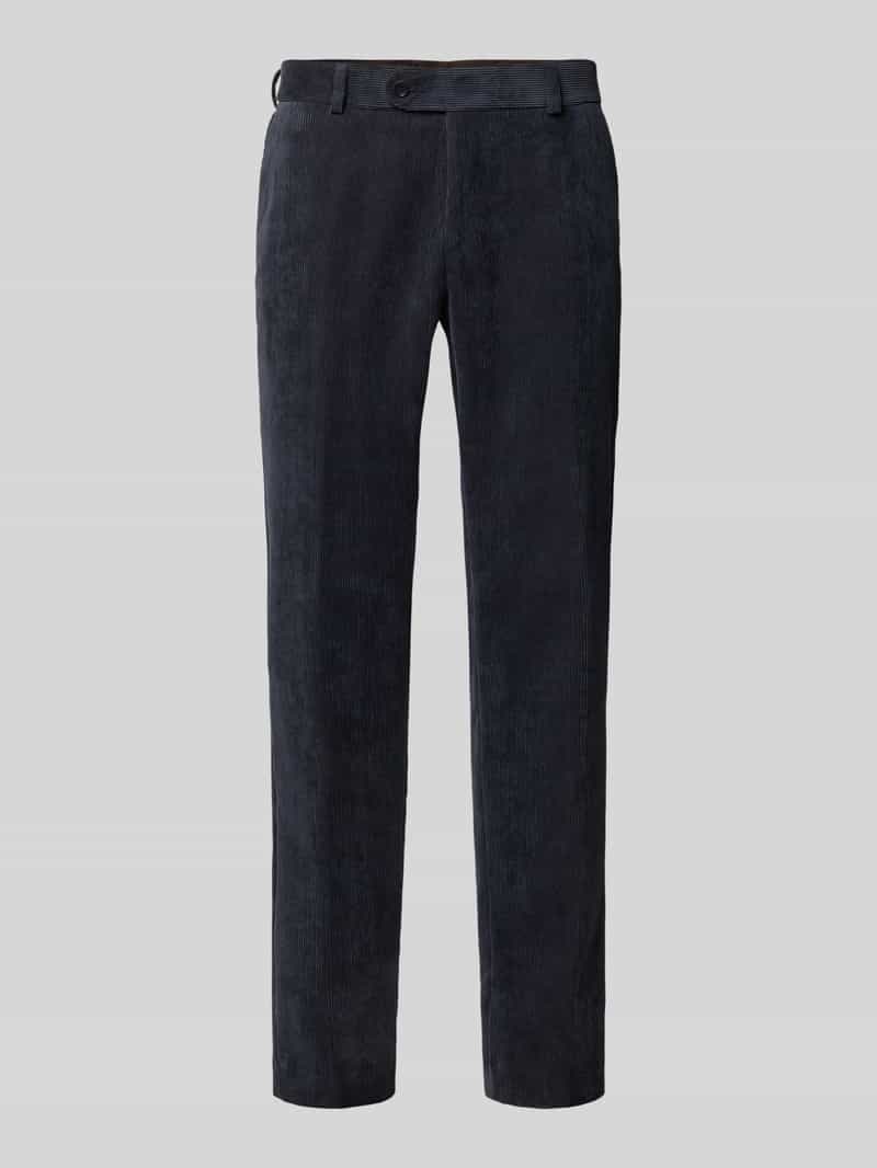 carl gross Ribcordbroek met Franse steekzakken