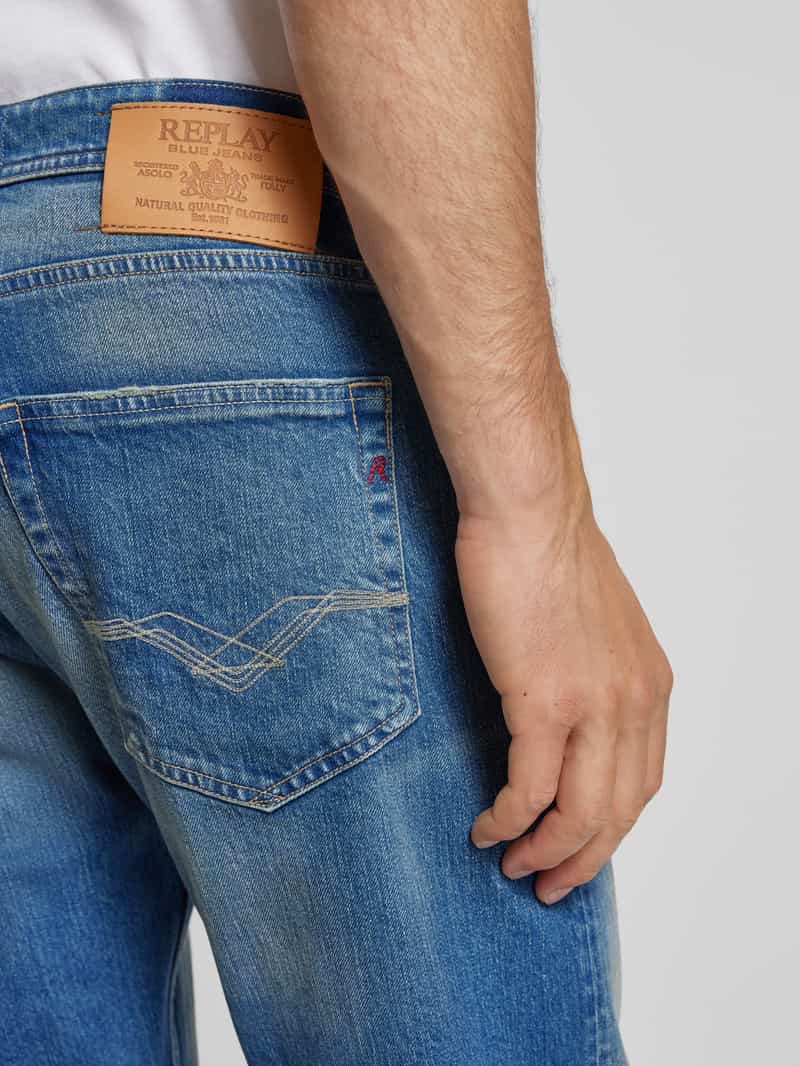 Replay Straight fit jeans in 5-pocketmodel model 'GROVER'