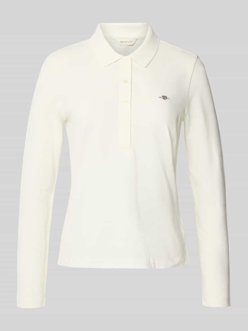 Gant Shirt met lange mouwen en platte kraag