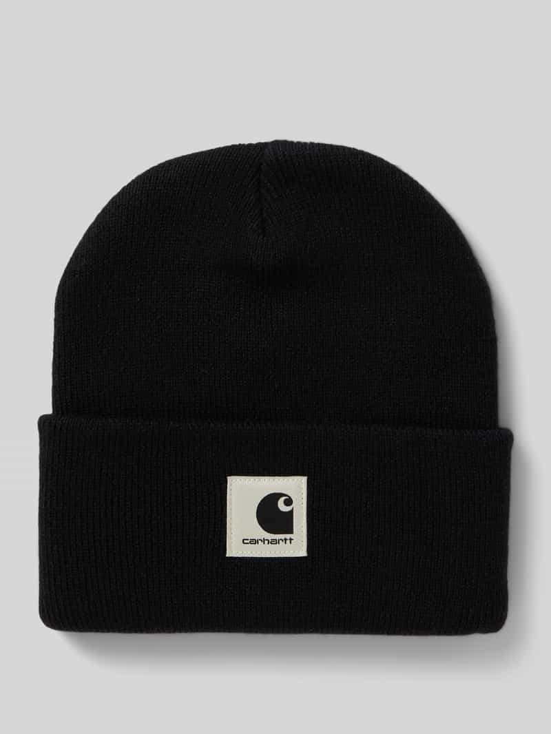 Carhartt Work In Progress Beanie met labeldetail model 'Ashley'
