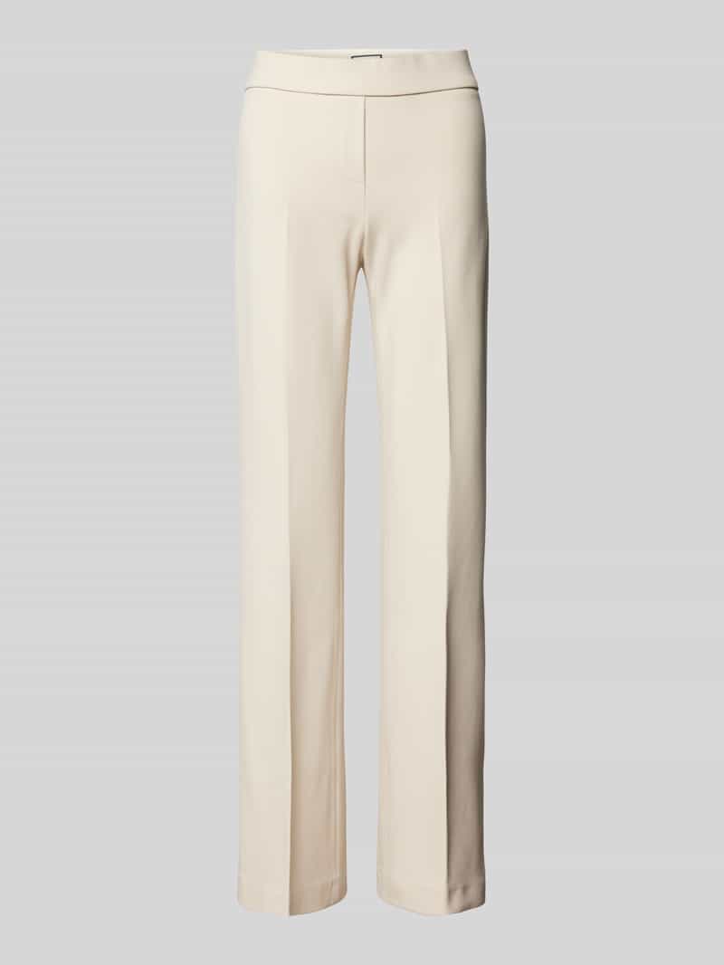 SEDUCTIVE Straight leg stoffen broek met elastische band model 'NANOU'