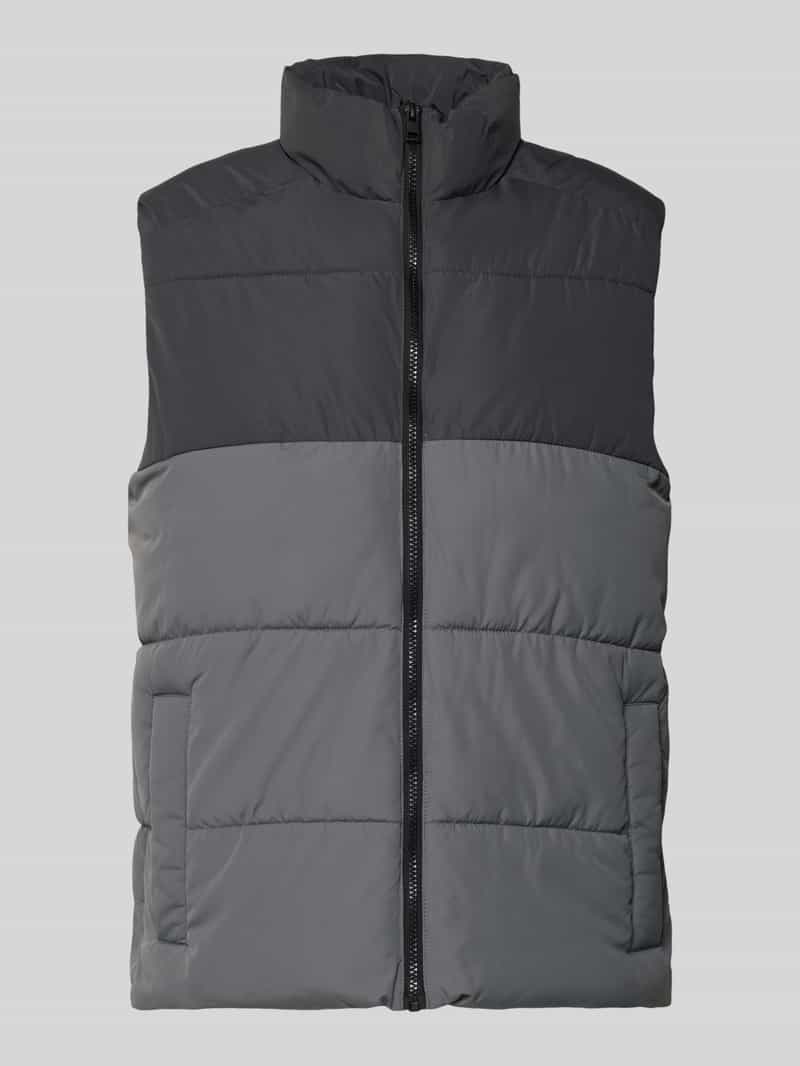 jack & jones Bodywarmer met opstaande kraag model 'MAZE'