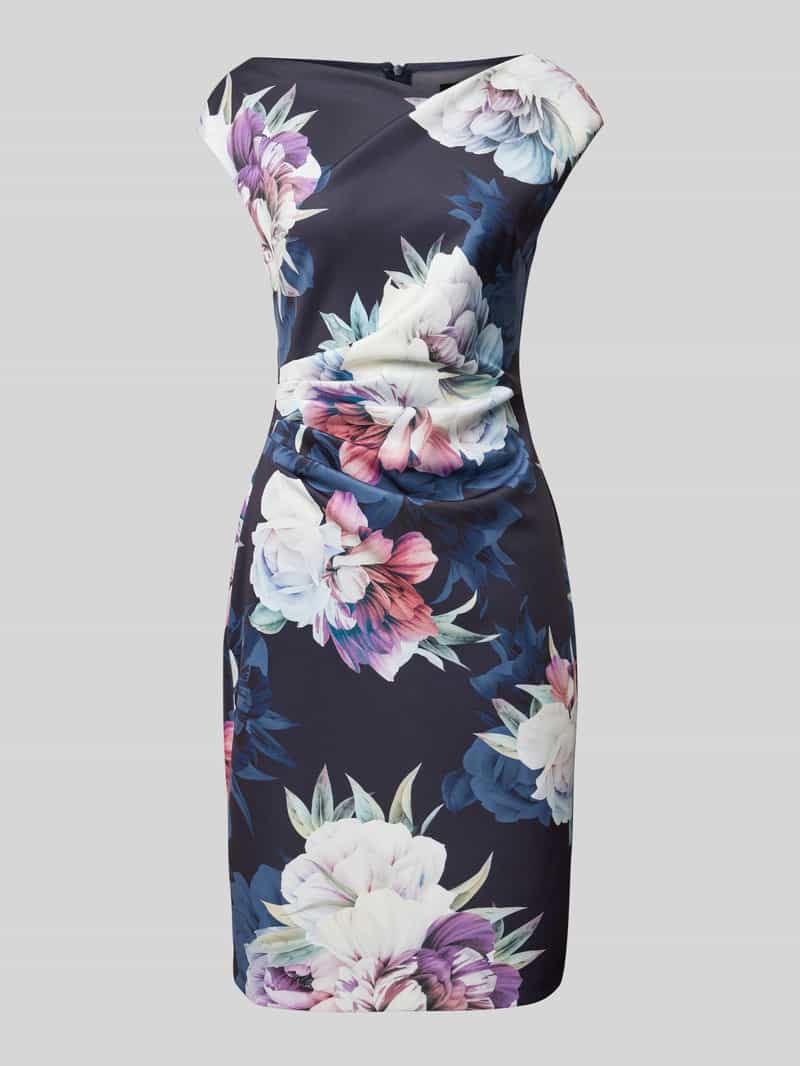 Swing Cocktailjurk met bloemenmotief