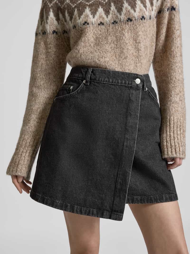 NEO NOIR Jeansrok met knoopsluiting model 'Kendra'